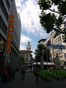 My last glimpse (for who knows how long) of Königstrasse. The main street of Stuttgart.